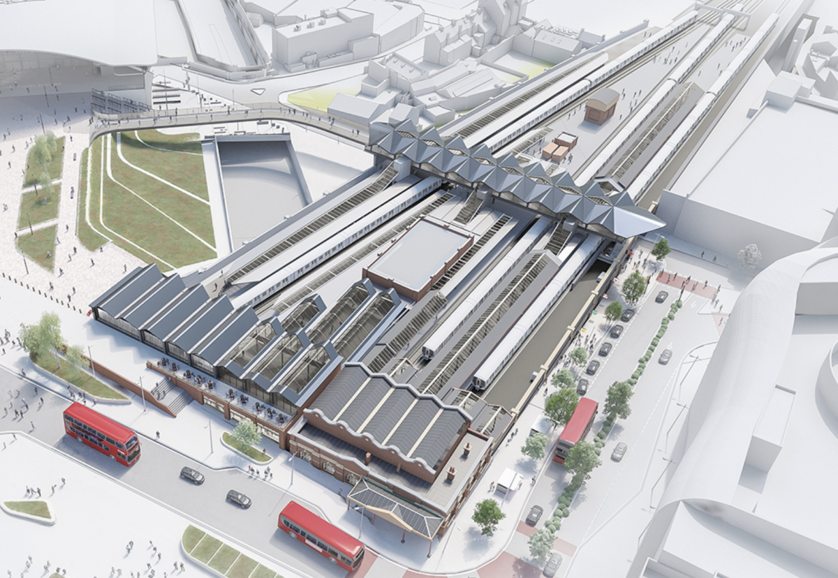 Birmingham Moor Street plan design by architect Grimshaw