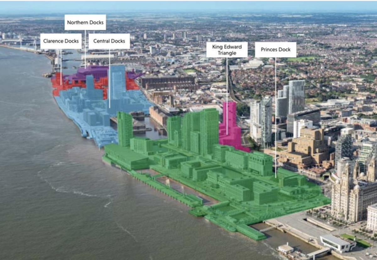 King Edward Triangle forms part of the massive Liverpool Waters scheme