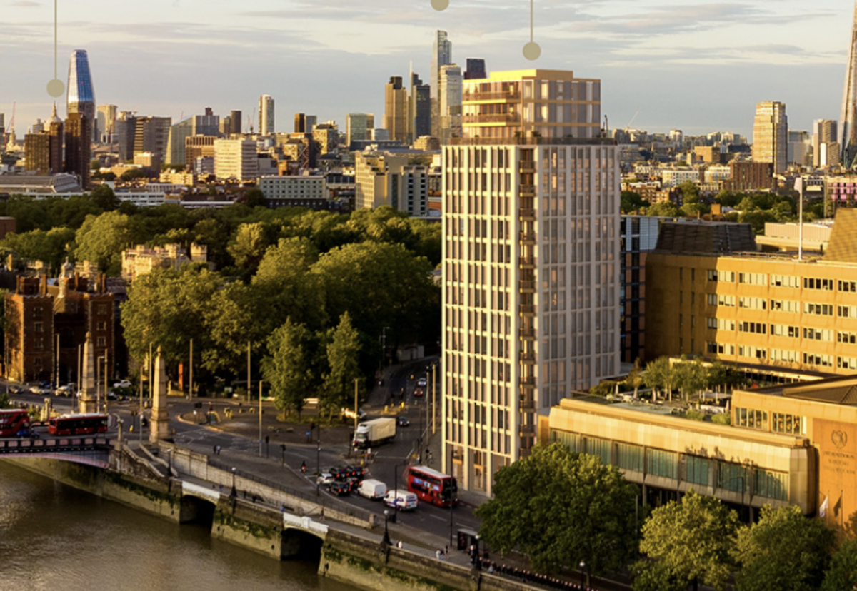 Planned super prime flats scheme on Victoria Embankment