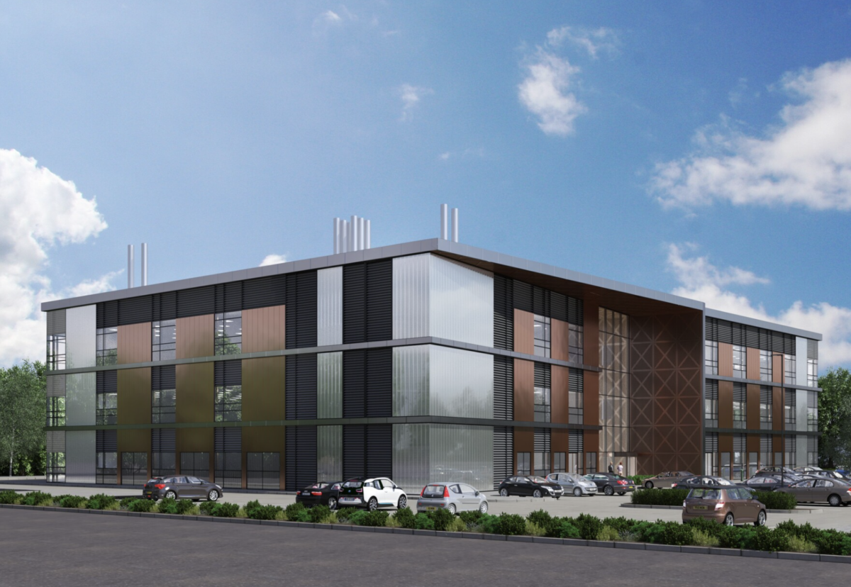 Planned life science R&D facility at Chesterford Research Park