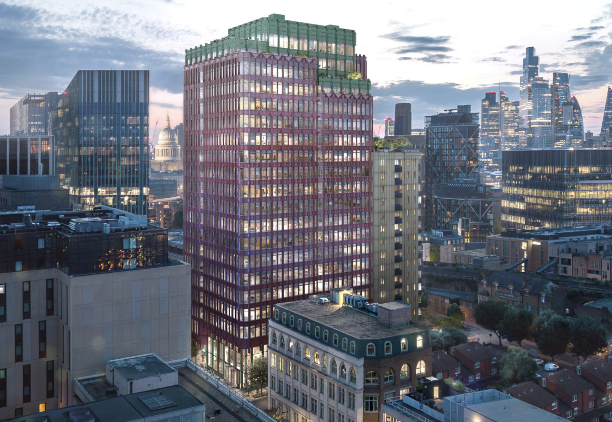EPR Architects designed Blackfriars Road scheme in South London