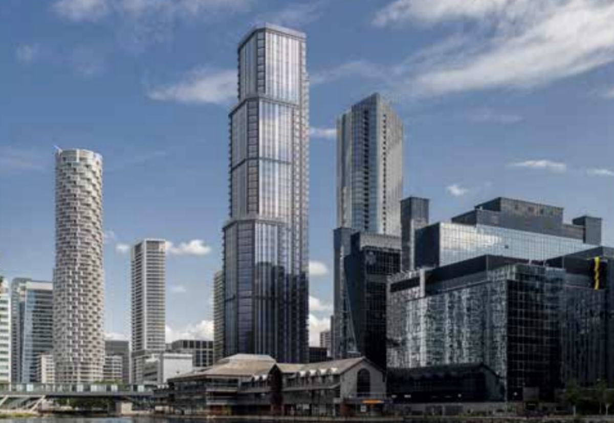 Make designed 170m tall One East Point tower will have two staircases