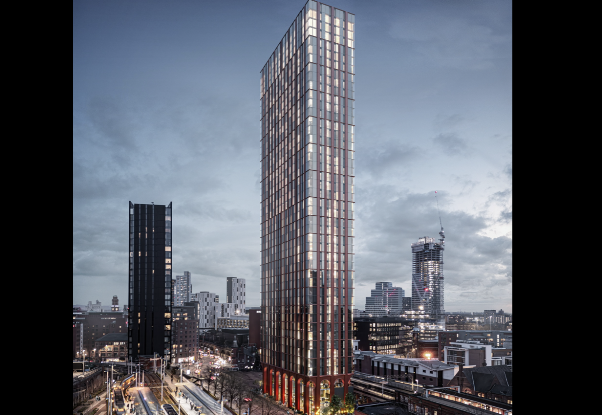 Skyscraper plan near Deansgate station designed by architect Sheppard Robson