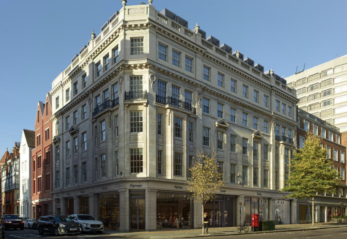 30-33 Sloane Street building facade will be retained and an upper floor added