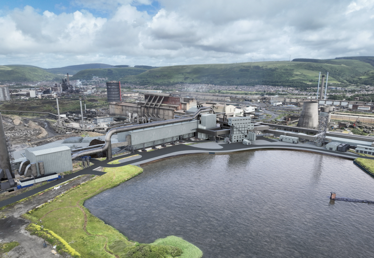 The electric arc furnace will have an annual capacity of three million tonnes of steel