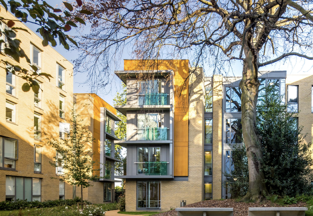 Champion Hill student accommodation campus on Denmark Hill