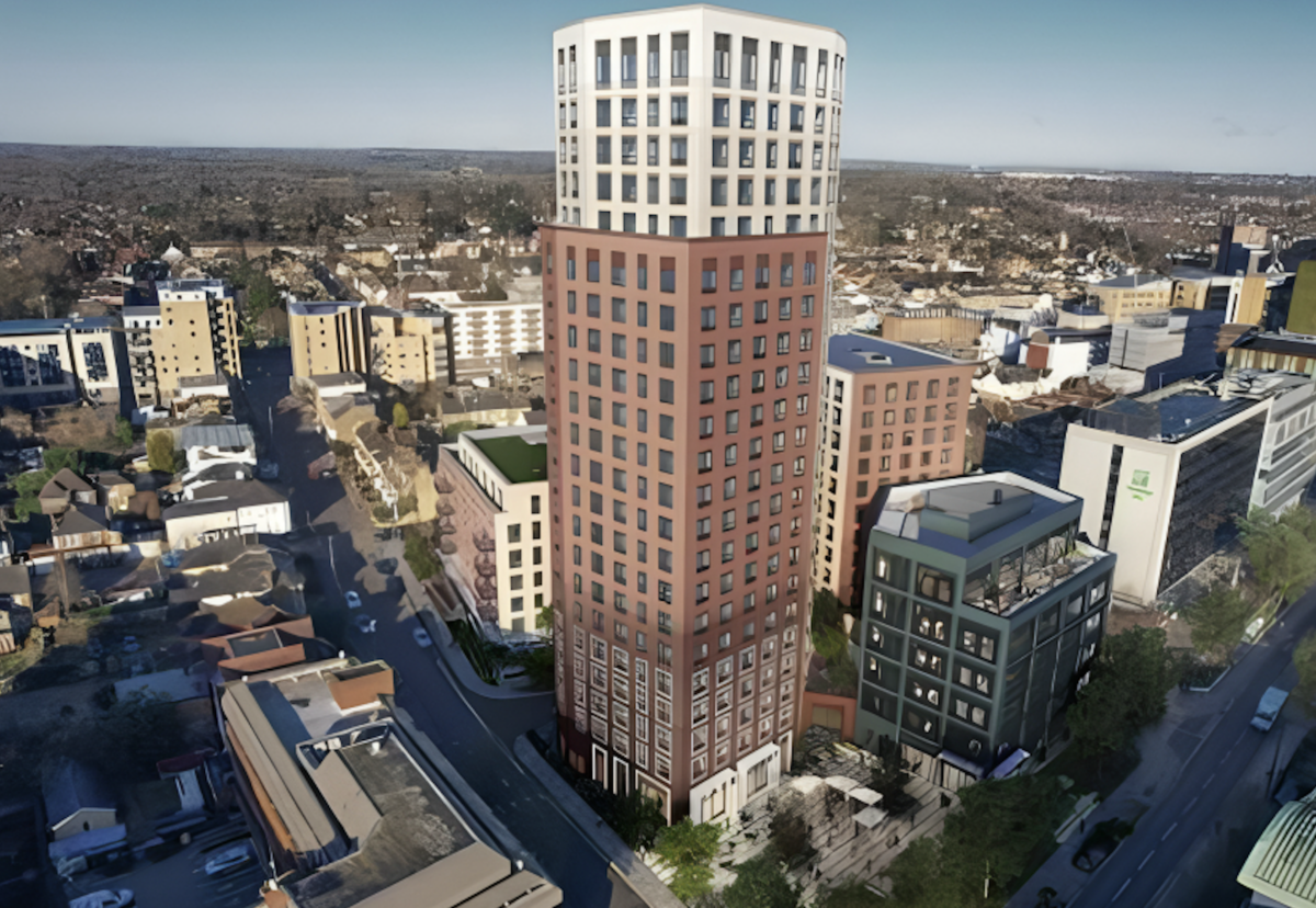 Clarendon Road scheme in Watford features a 23-storey tower