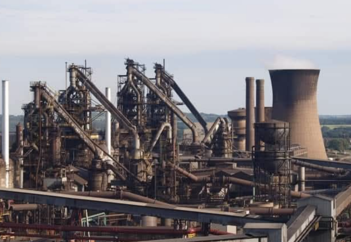 Just two of the historic Four Queens blast furnaces are in operation