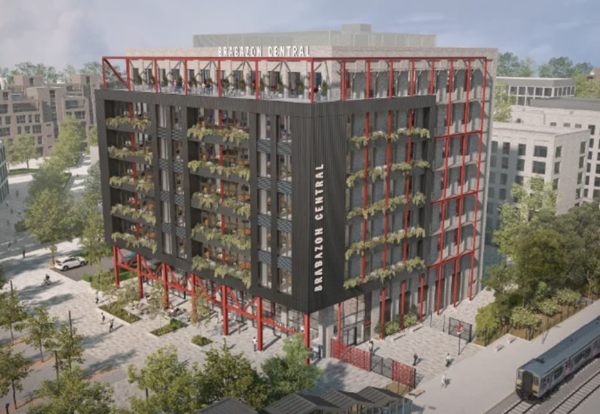 A staffed ticket office will also be integrated into the ground floor of the block