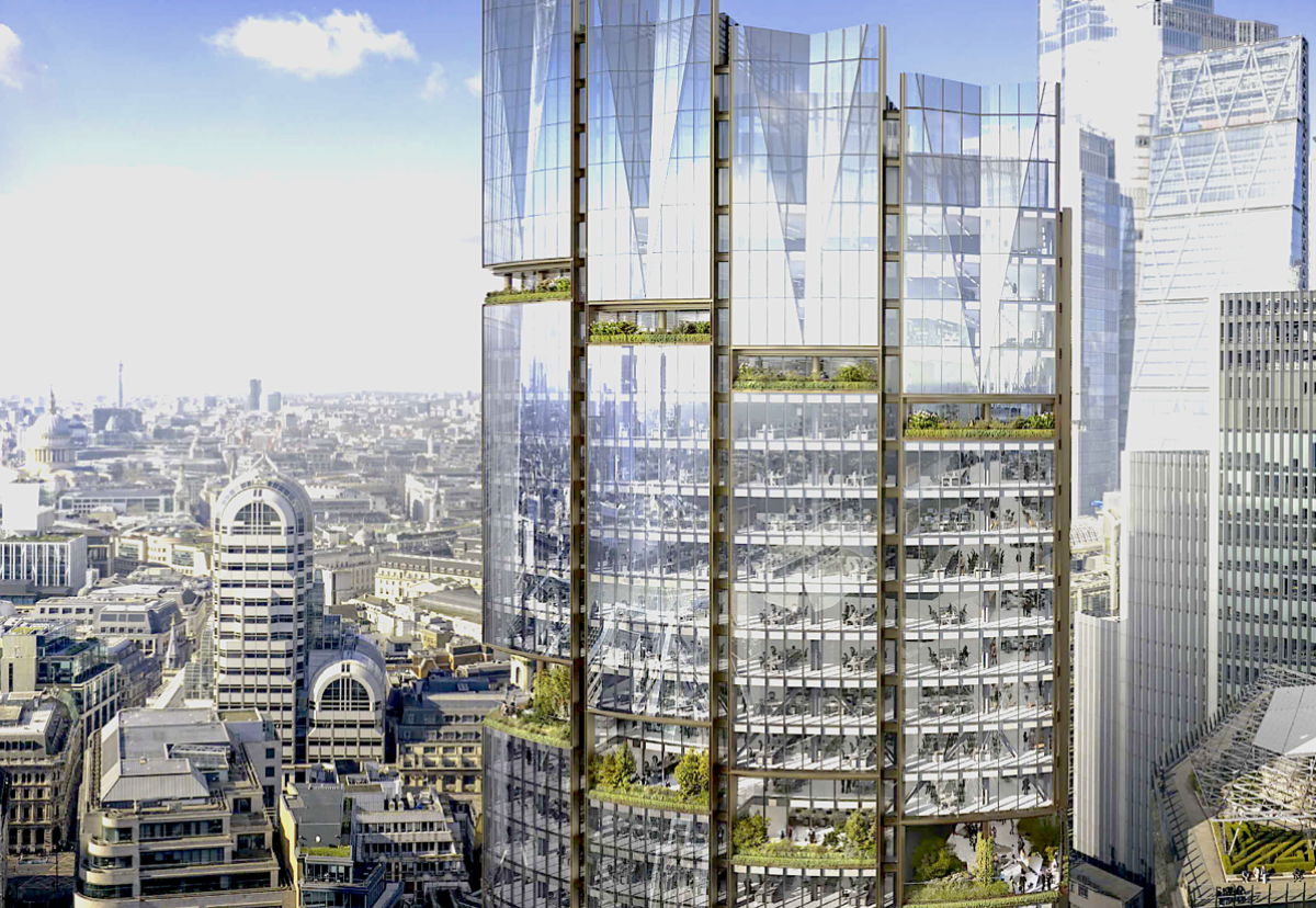 Wilkinson Eyre designed 130 Fenchurch Street offices