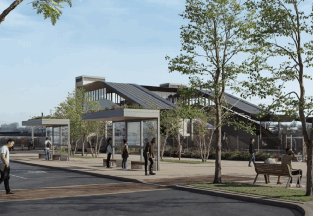 New station will be built 2.4km north along the track from the existing one to serve the new town development.