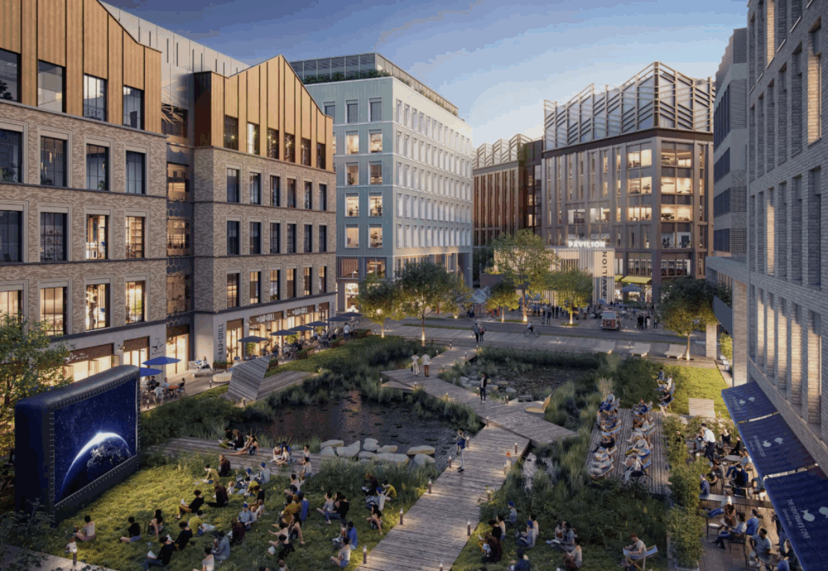 Life sciences neighbourhood designed by Leonard Design Architects