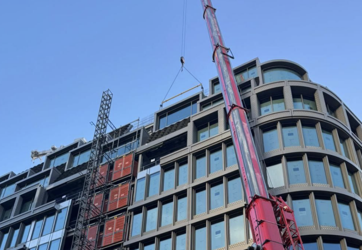 Work underway at One Liverpool Street on behalf of Mace