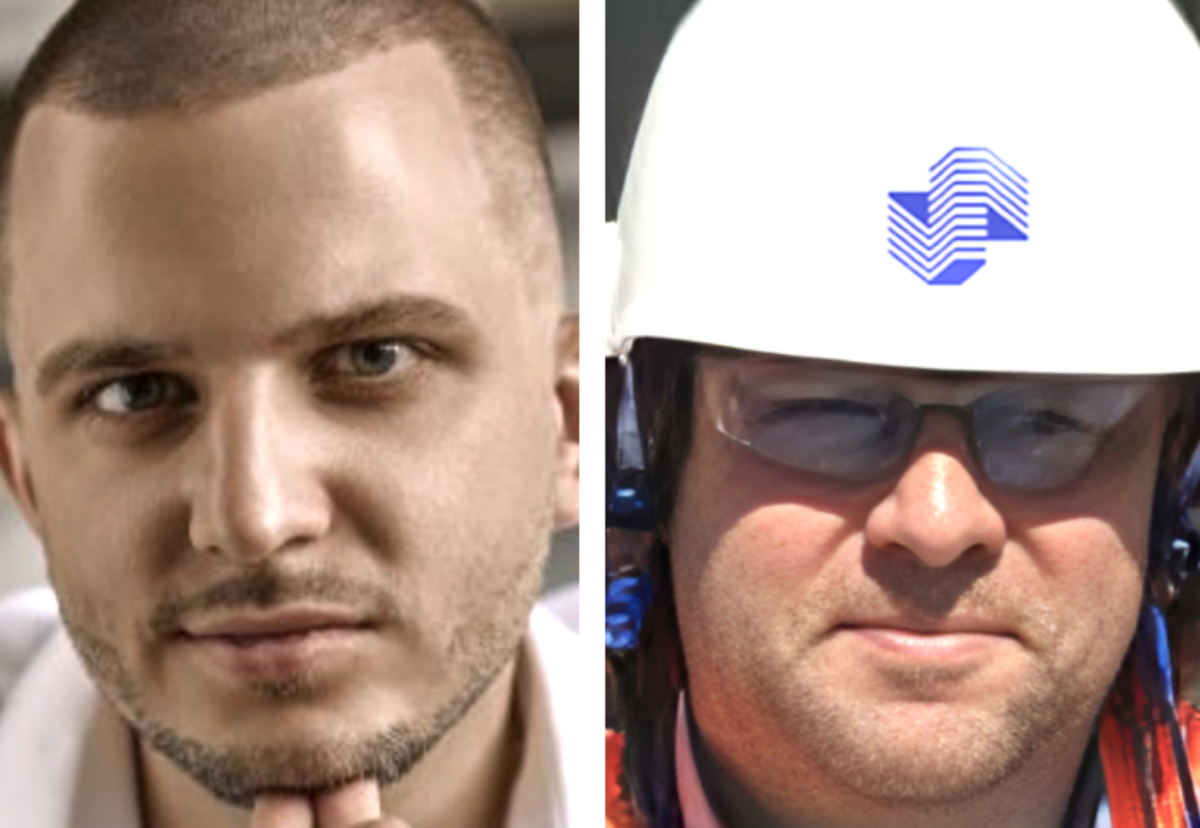 (L-r) Vasily Lovkovskiy and Jarrod Hulme join Severfield