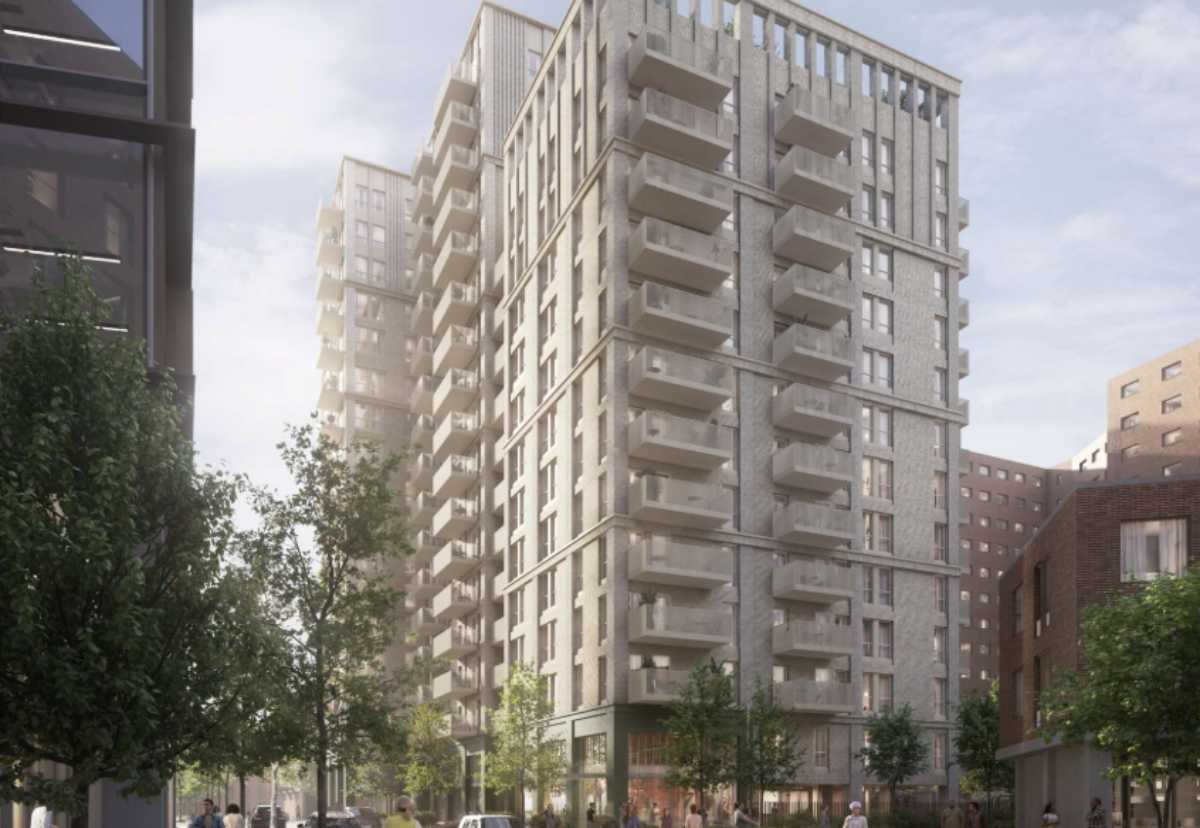 Dowen Farmer Architects designed council housing block at landmark London site