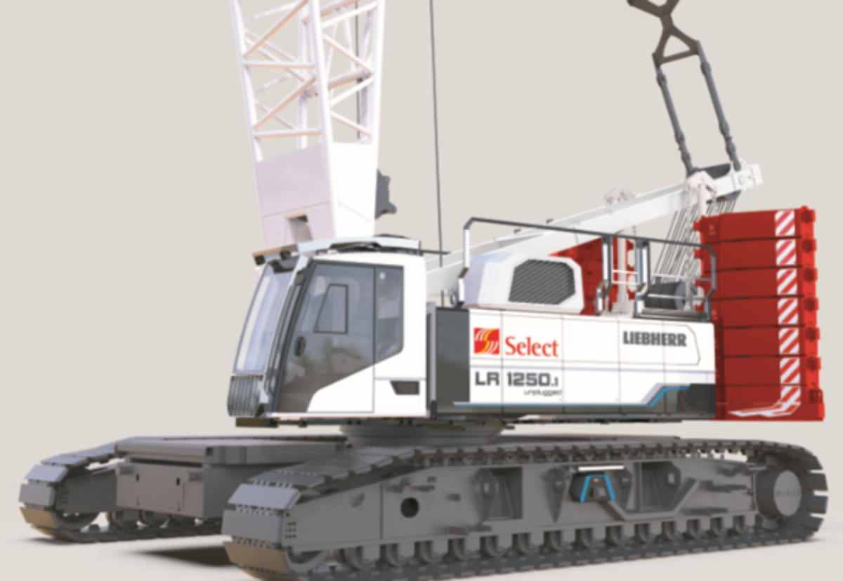 Select buys first Liebherr's LR1250.1 Unplugged lattice boom crawler crane 