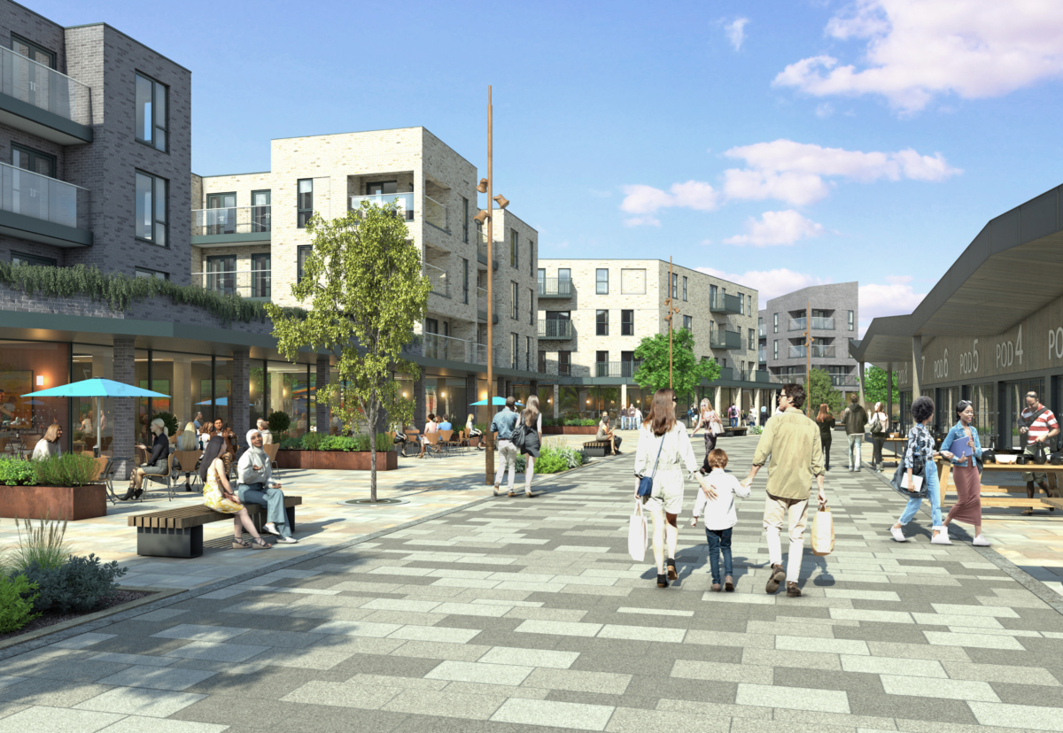 The new-look Skelmersdale High Street