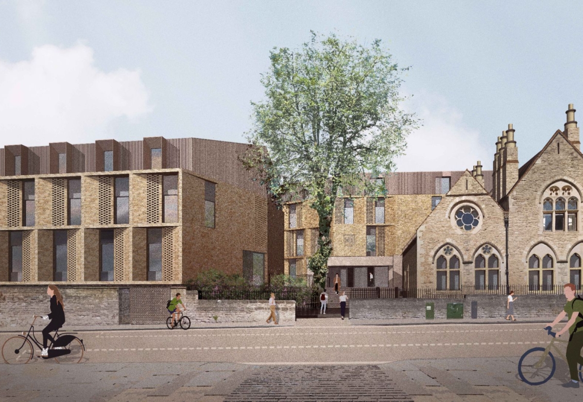 St Peter's College student scheme consists of 54 rooms spread over twin four storey blocks