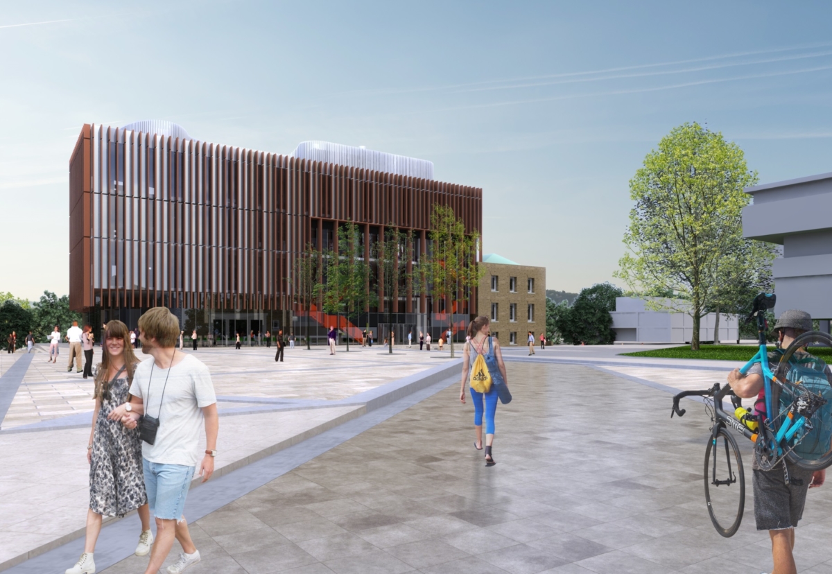 Stepnell has started work on a £13.1 million contract for the University of Leicester to complete the modernisation of its Percy Gee Building. Artist’s impression image courtesy of Shepheard Epstein Hunter architects.