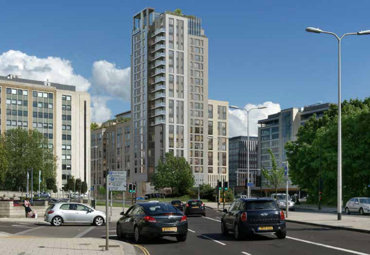 Planned 315 build-to-rent homes adjacent to Reading Station