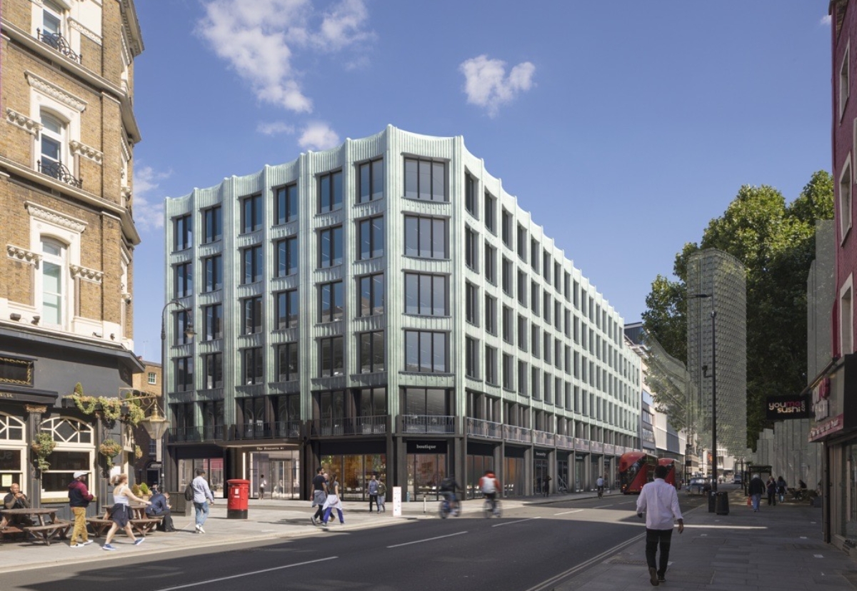Architect Stiff + Trevillion designed the 247 Tottenham Court Road project