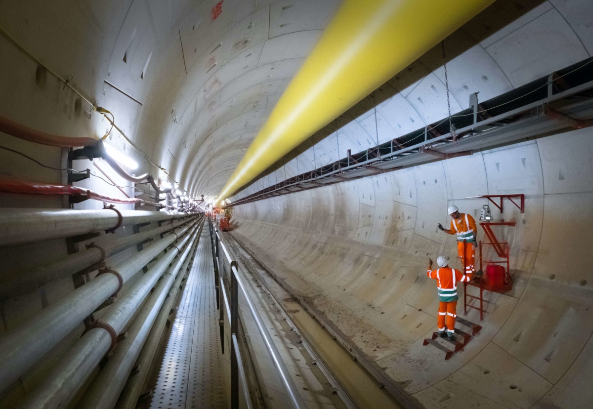 The main tunnel at Battersea