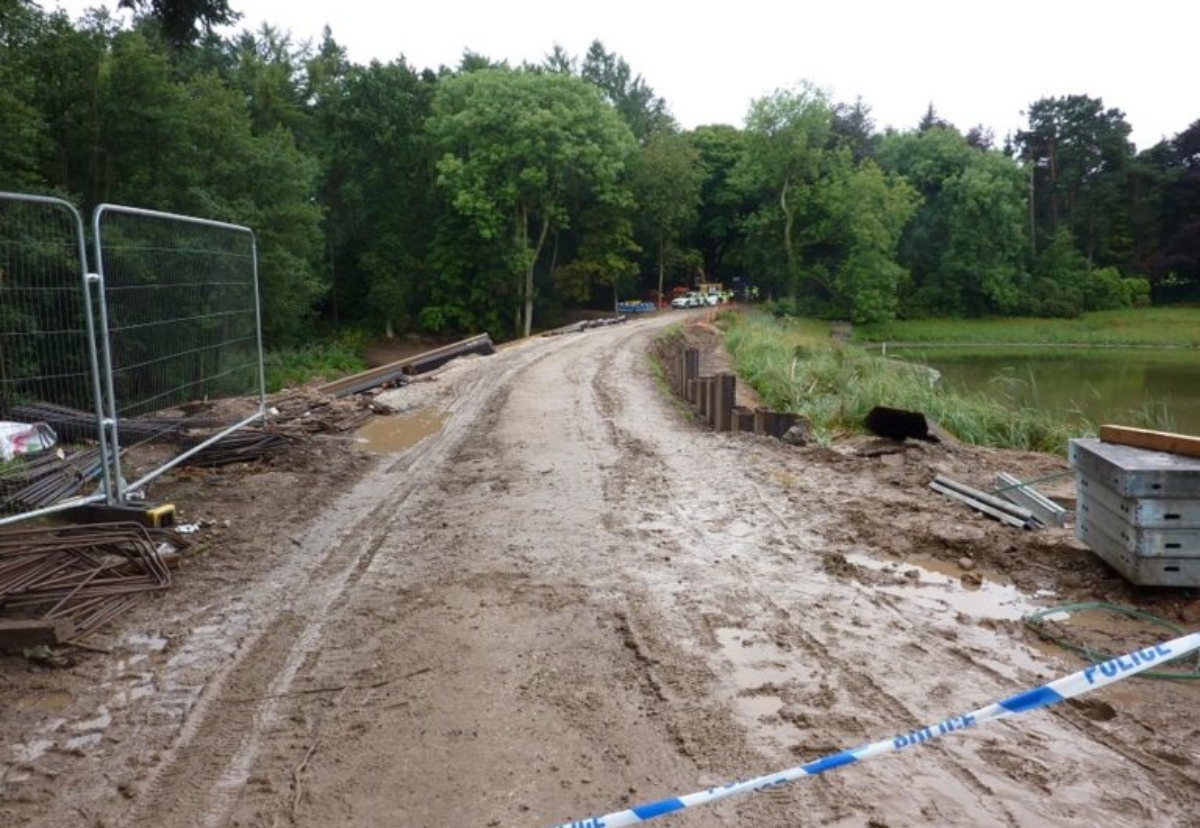 The fatal incident happened at Monks Pond, near Ashbourne in Derbyshire.