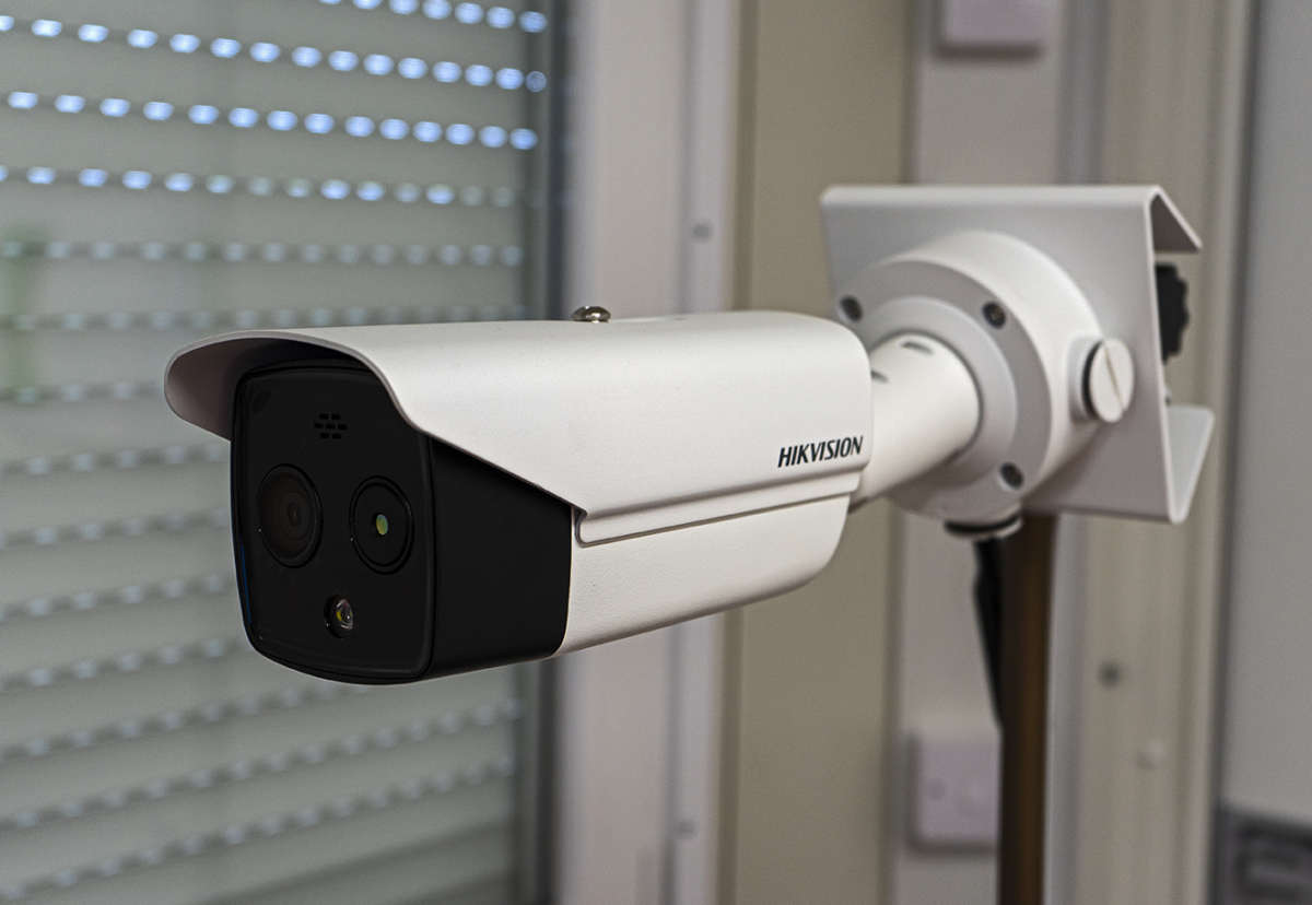 Wall mounted thermal cameras will be installed at entraces to O'Rourke offices