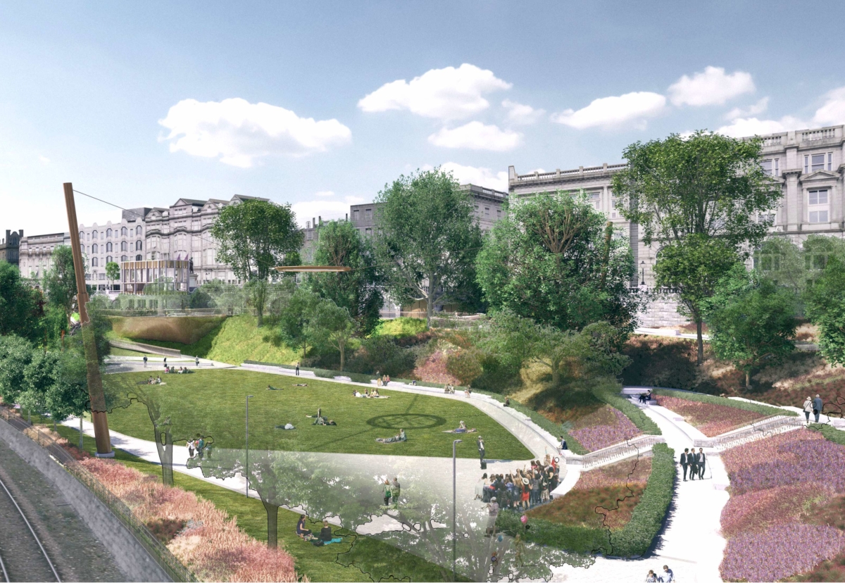 Union Terrace Gardens plan includes new well-lit walkways