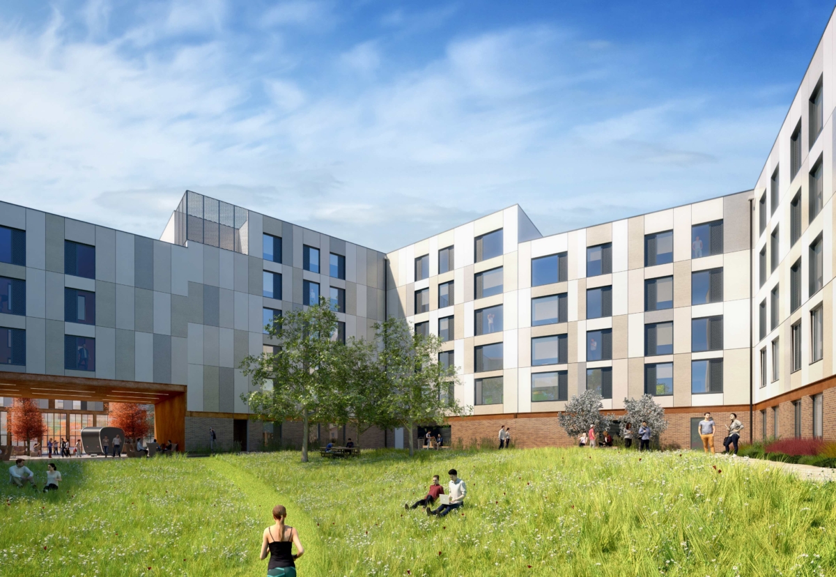 Part of the planned new East Park student village