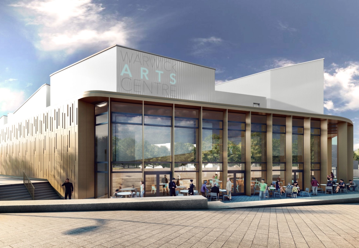 Warwick Arts Centre will be a part new-build and existing building upgrade