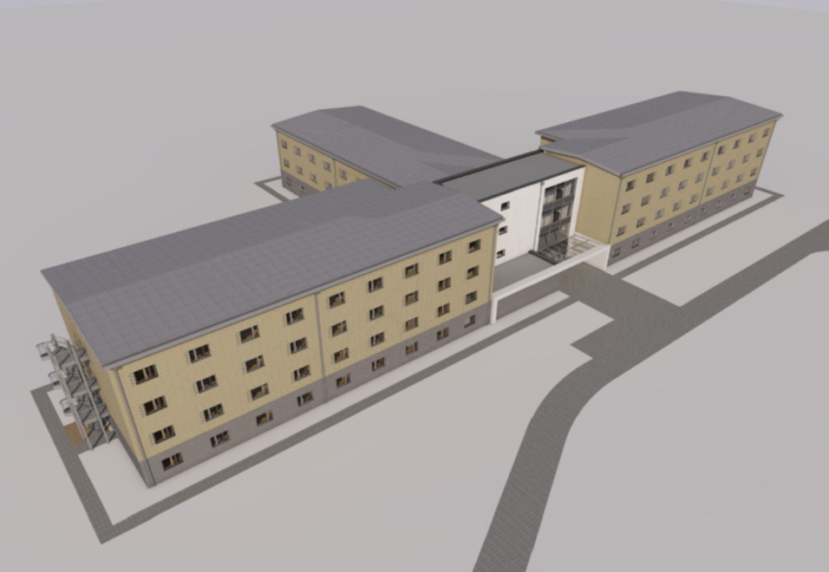 Caledonian has started manufacture of units for 352 rooms over three blocks to be installed at Worthy Down