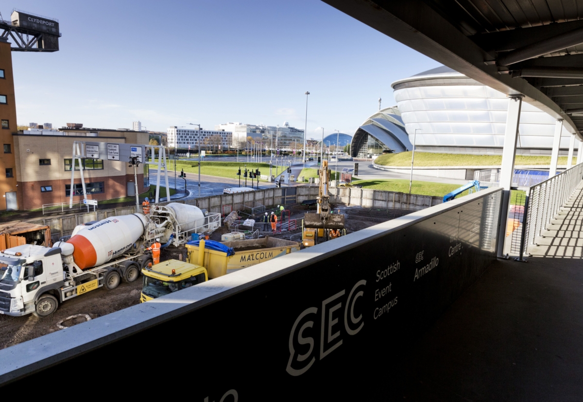 Enabling works are underway on the Courtyard by Marriott hotel