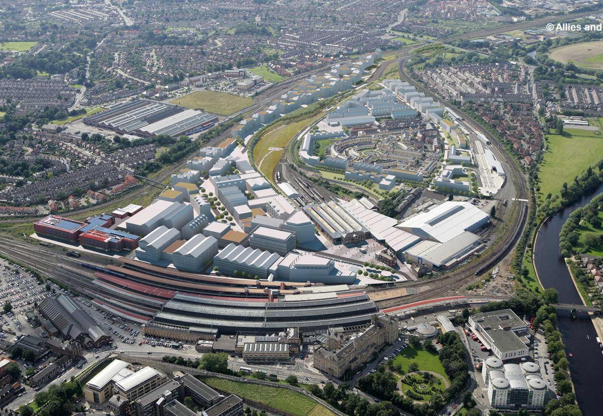 Masterplan for 45-hectare York Station regeneration site