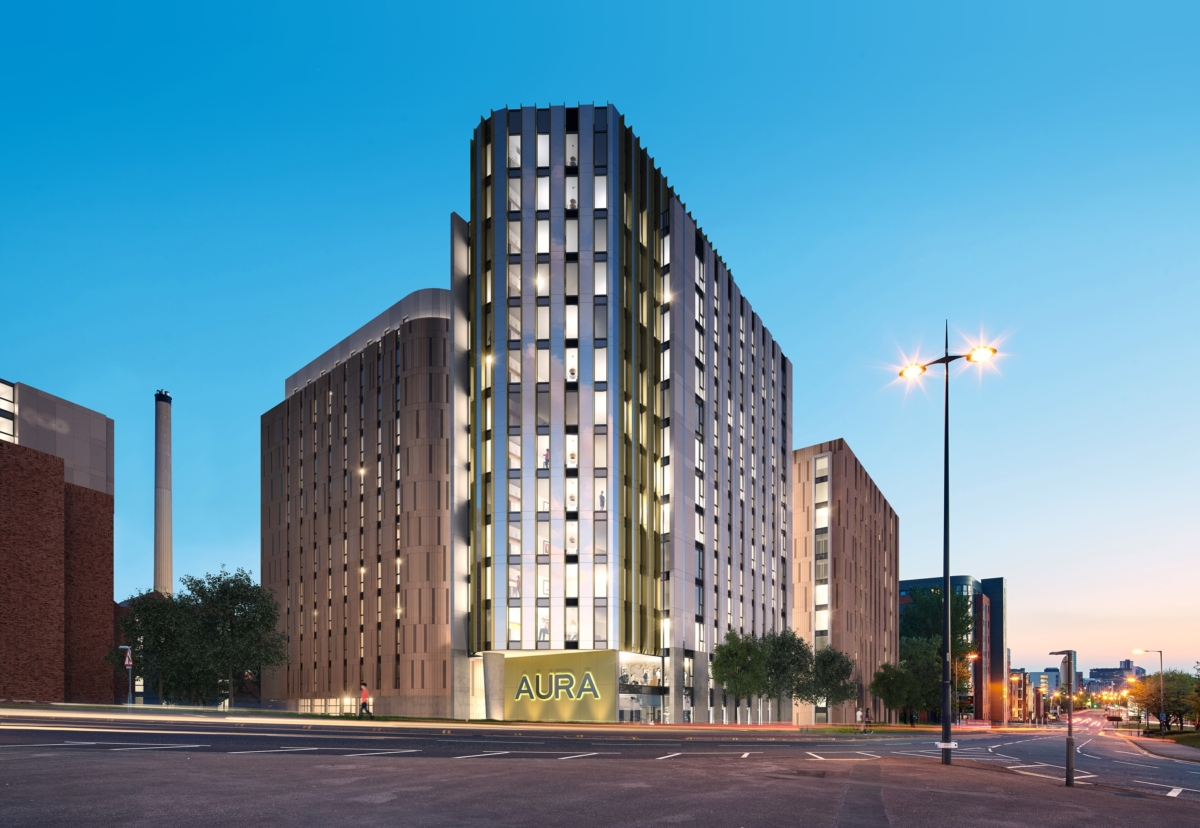 Work to restart this month on the Aura student accommodation project