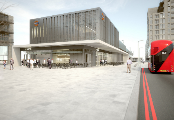 The planned new station at Barking Riverside