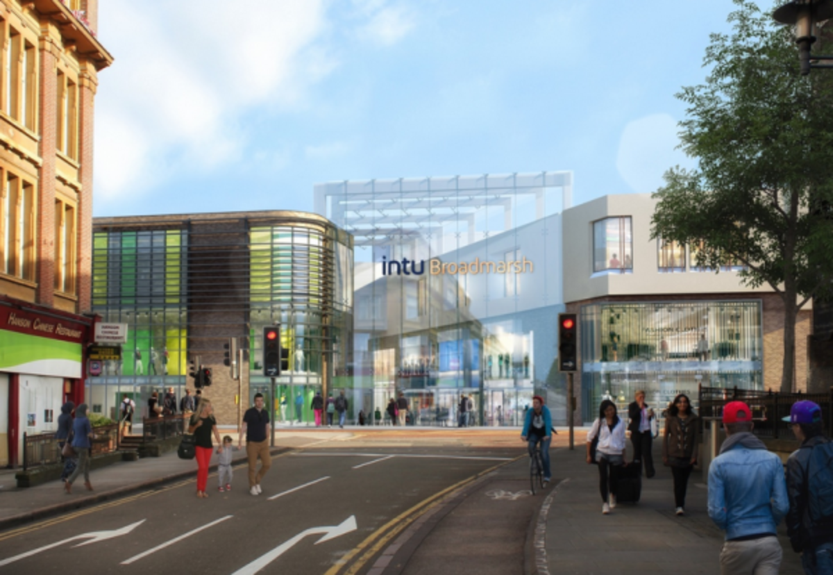 McAlpine's revamp of intu Broadmarsh has stalled