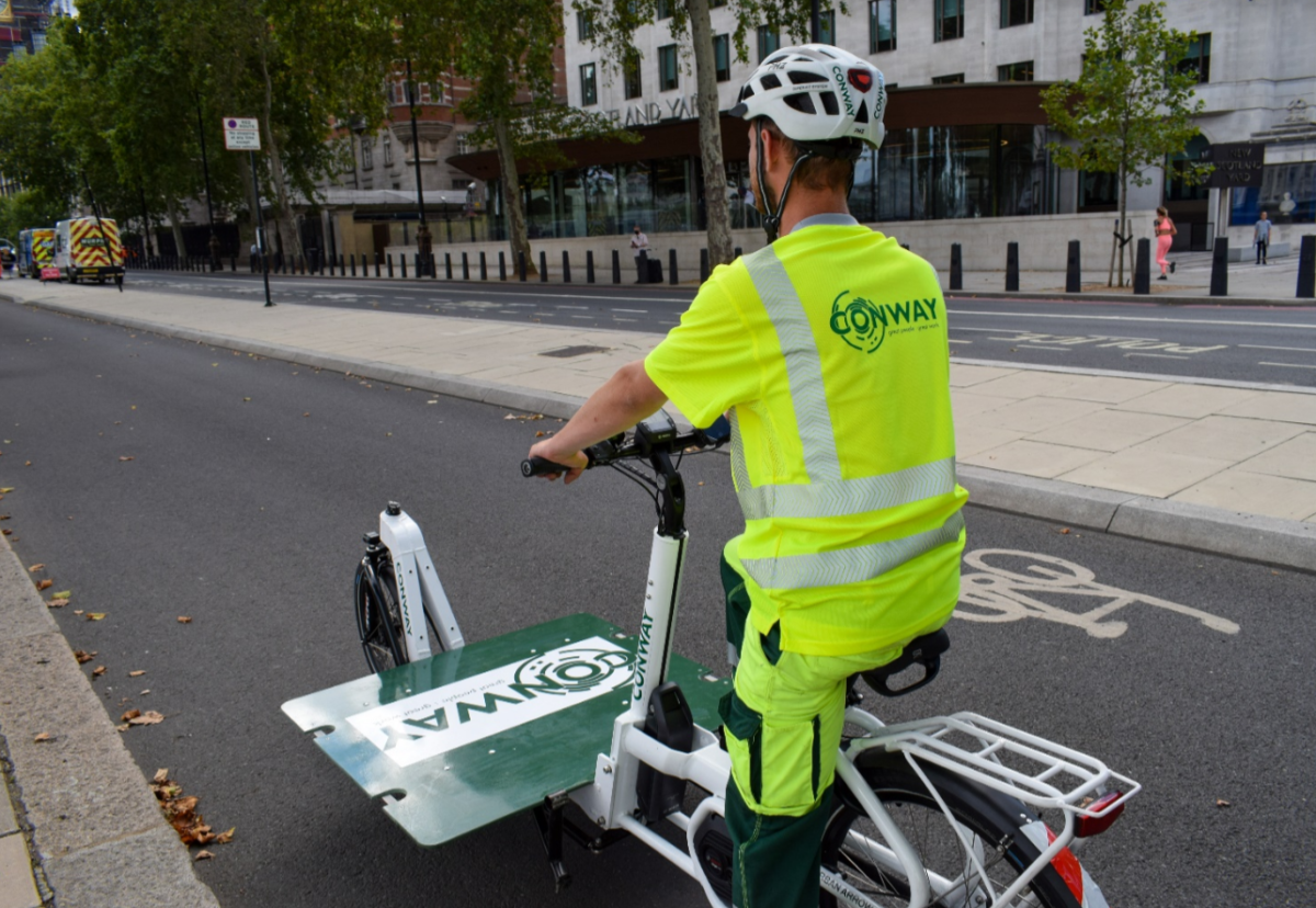 FM Conway uses electric bikes to deliver London site materials