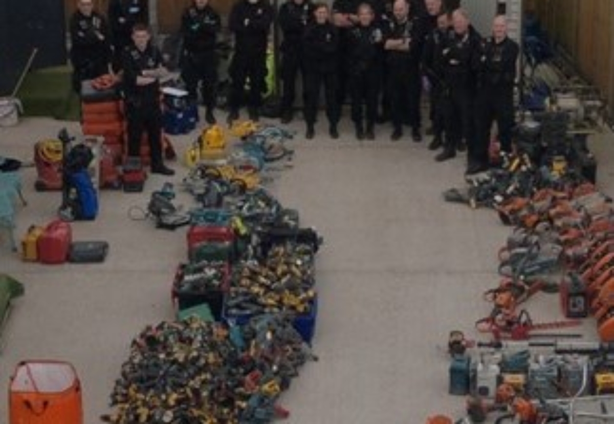 More than 1,000 items were seized