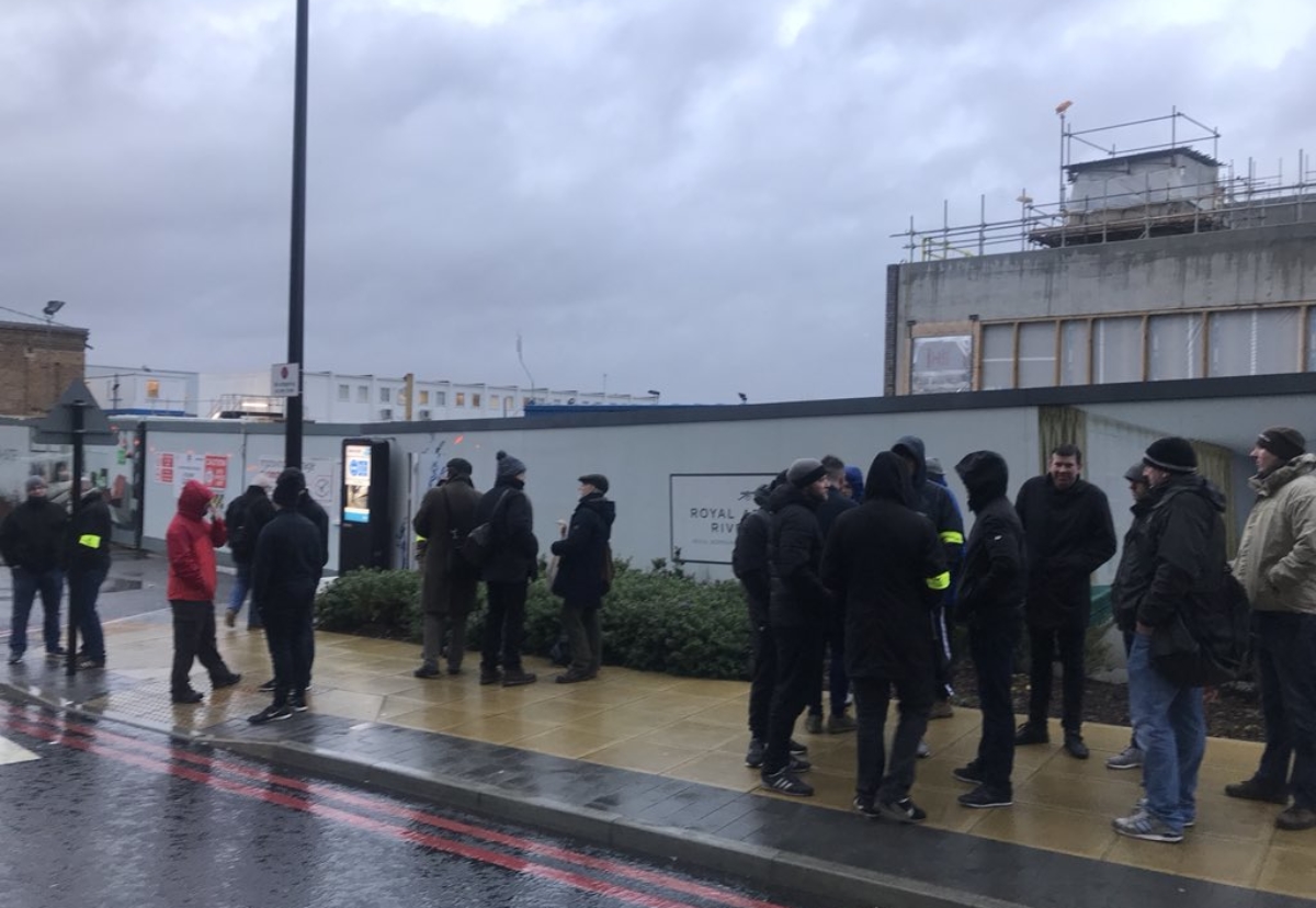 Electricians staged their latest one day strike on Wednesday