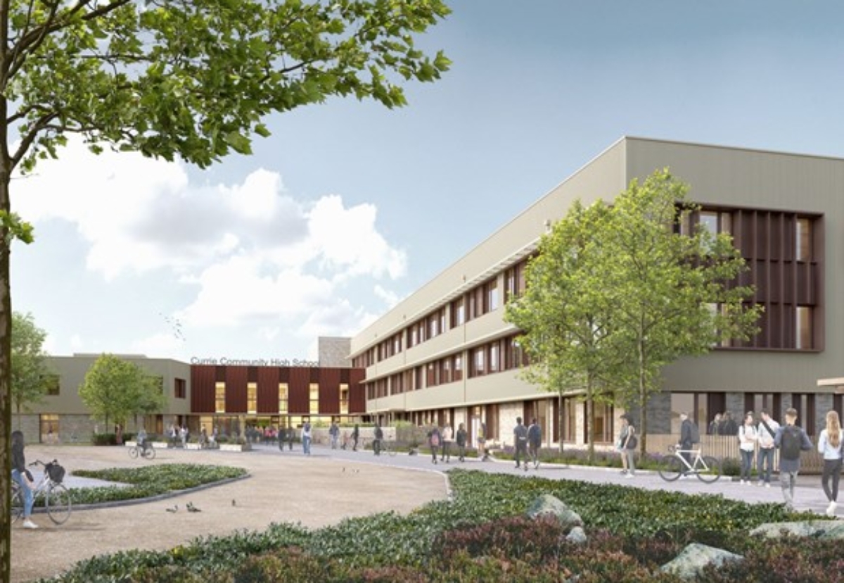 Currie Community High School campus will be Scotland's first Passivhaus secondary school
