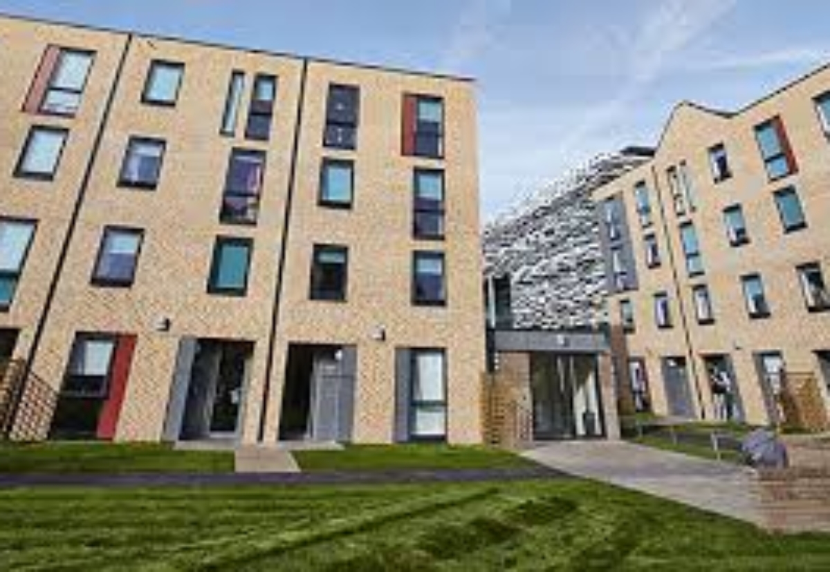 Earlier phase of student accommodation were based on a four-storey town house design