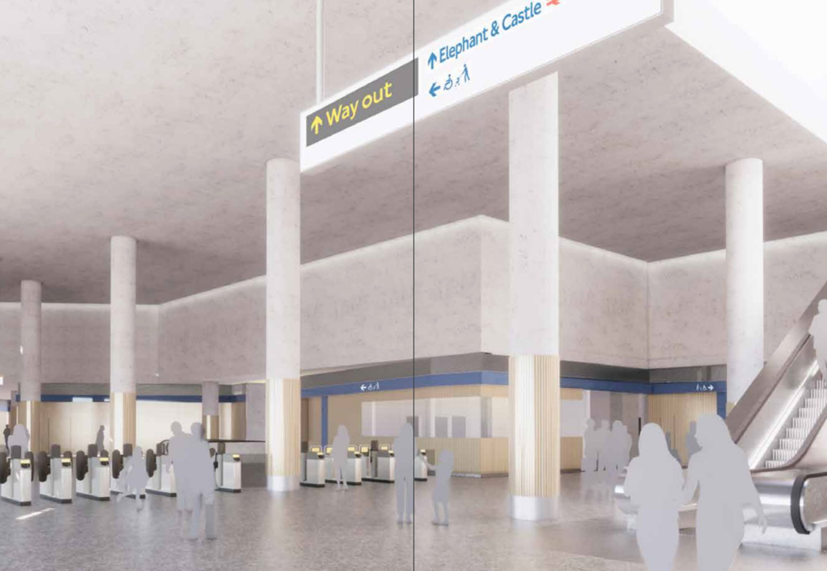 Planned Elephant & Castle station capacity upgrade