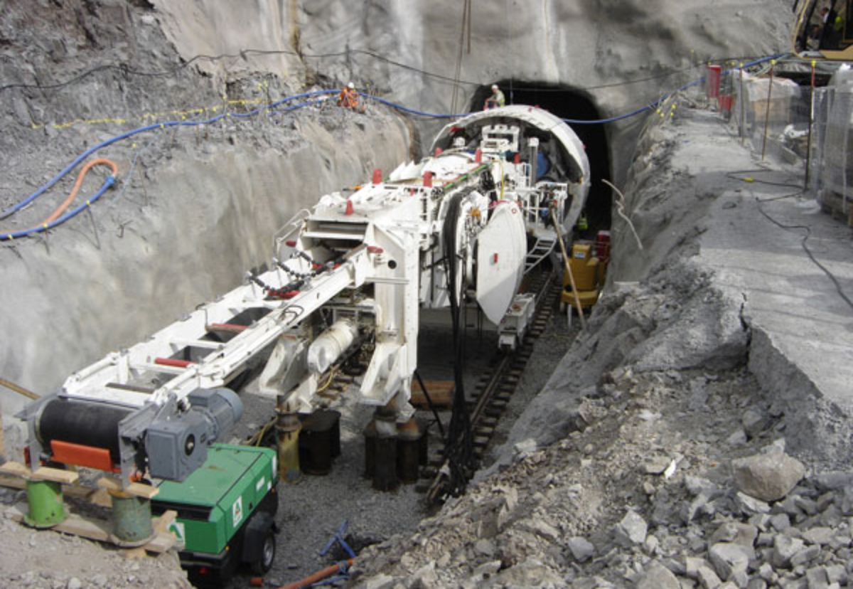 Glendoe hydroelectric scheme above Loch Ness required Hochtief to bore 5 miles of tunnel