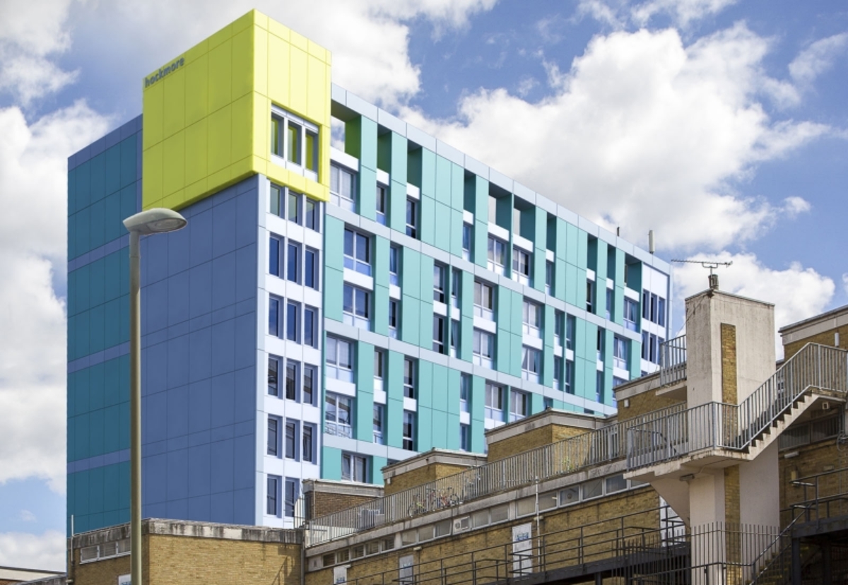 Hockmore tower in Oxford will be reclad following fresh Government guidance relating to high pressure laminate facades