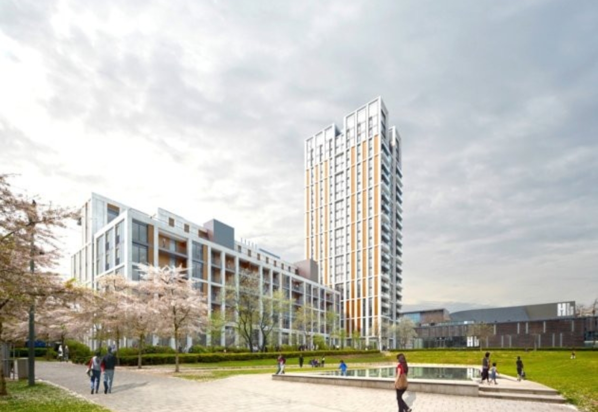 Theatre Square Development at 100 Avenue Road, Swiss Cottage