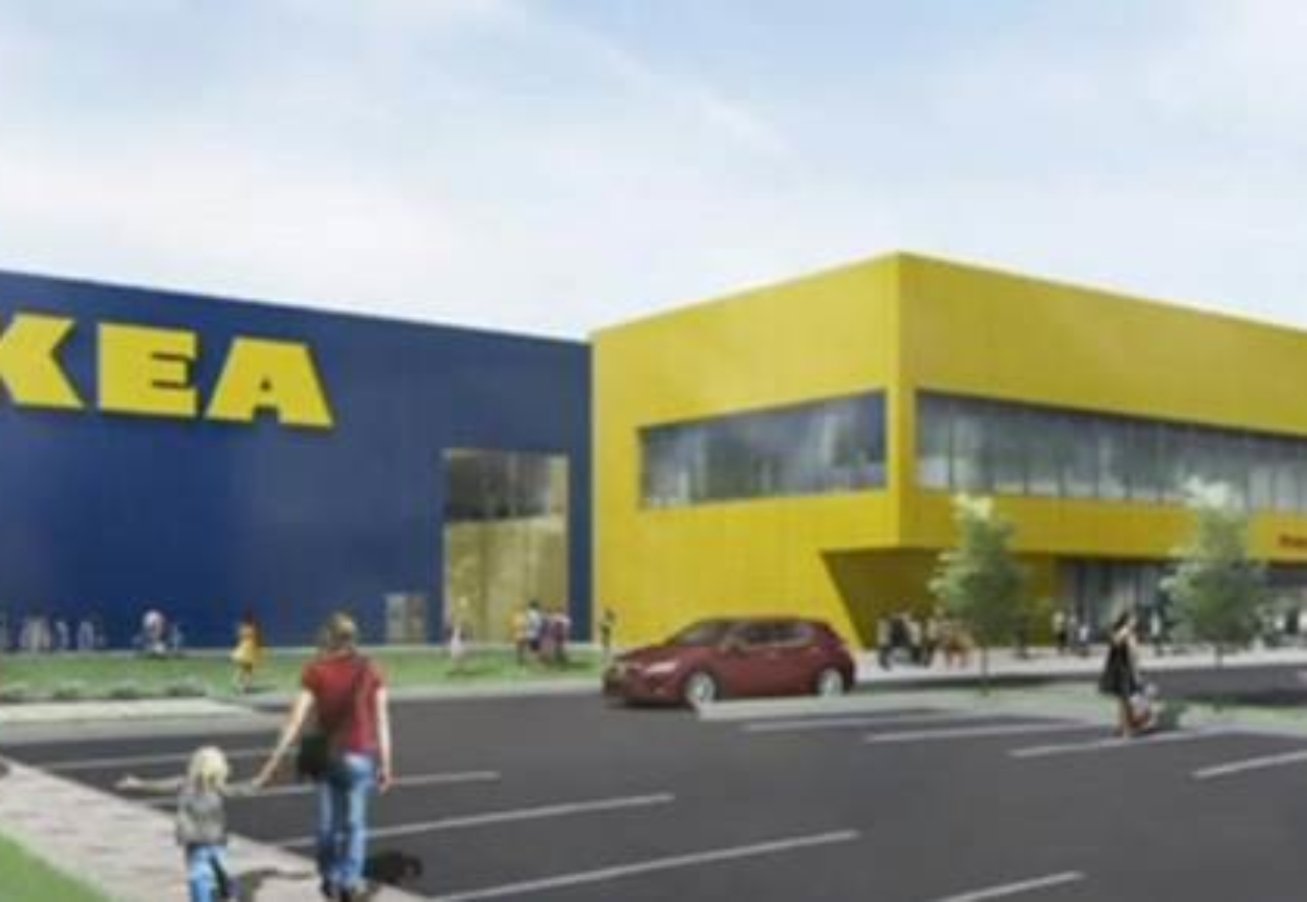 The site will contain a new Ikea store