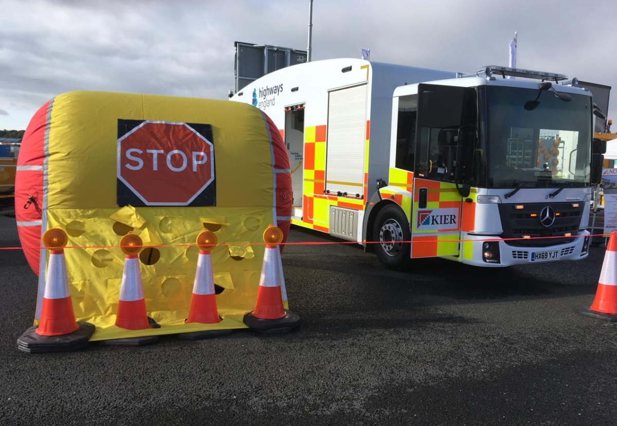 Vehicle Incursion Airbag aims to stop motorists driving into work areas at roadworks