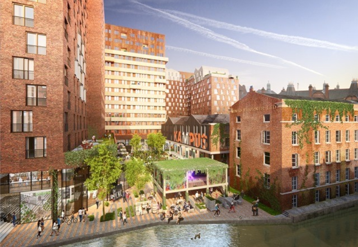 Plan to create 500 apartments alongside independent businesses and a ‘secret garden’