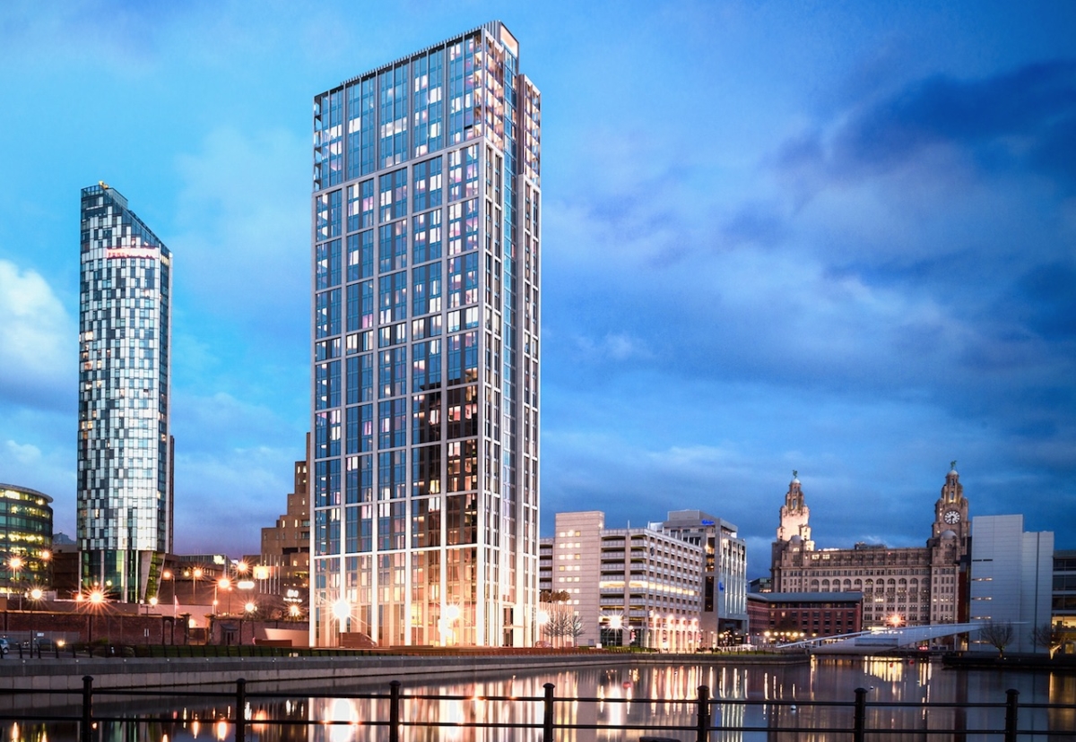 Chinese contractor BCEGI is starting work on the £80m Lexington tower, which will be the tallest development at Princes Dock on Liverpool's waterfront.